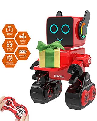 Lexibook - Powerman Jr. Smart Interactive Toy That Reads in The Mind Toy  for Kids Dancing Plays Music Animal Quiz STEM Programmable Remote Control  Boy Robot Junior Green/Blue - ROB20EN : Toys & Games 