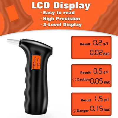 Professional Alcohol Tester with Digital Blue LCDDisplay High