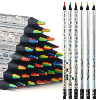 TINNIVI Colored Pencils for Kids,Dry Highlighter Pencils,5 in 1