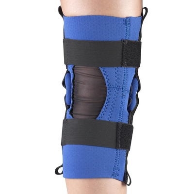 OTC Neoprene Knee Stabilizer - Hinged Bars, Blue, 4X-Large - Yahoo