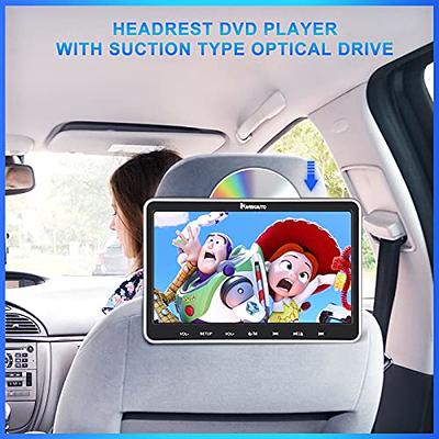 Car DVD Player with Headrest Mount,Arafuna 10.5 for car HDMI Input,  Portable Support 1080P HD Video, USB/SD,Regions Free, Last Memory