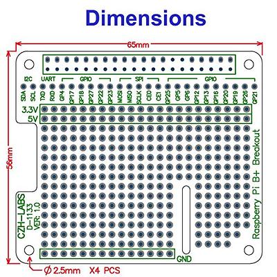 SchmalzTech Premium Solderless Breadboard/Electronics Prototyping Bread  Board for Quick Circuit Building, Arduino, or Raspberry Pi, ST-BB (470