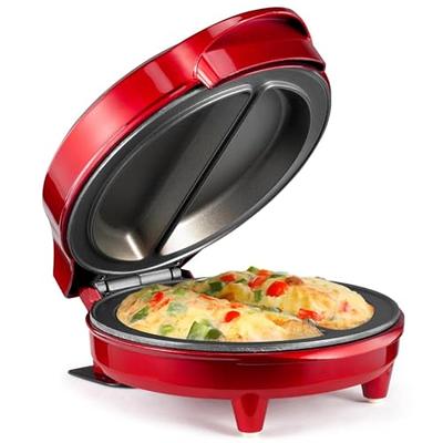 Dash Mini Pizzelle Maker in Red Metallic