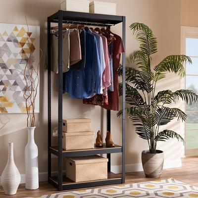 Gavin Metal 3 - Shelf Closet Storage Racking Organizer - White