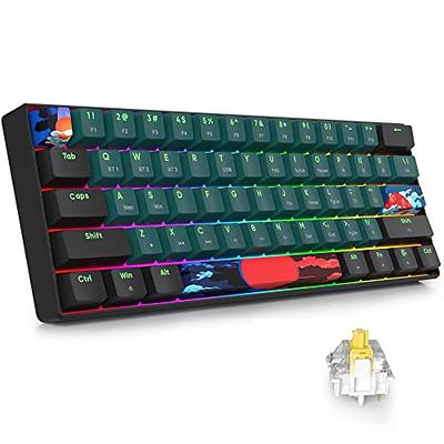 NEWMEN GM610 60% Wireless Mechanical Gaming Keyboard Blue Switches