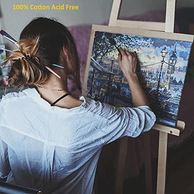 30 Pack Canvases for Painting with 4x4, 5x7, 8x10, 9x12, 11x14, 12x16,  Painting Canvas for Oil & Acrylic Paint