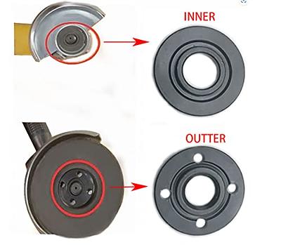 4pcs Angle Grinder Flange Nut 5/8-11 Inner Outer Lock Nuts For