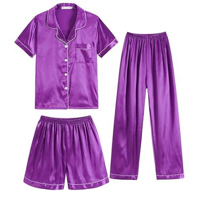 ENJOYNIGHT Women's Pajama Sets cotton Sleepwear Tops with Capri Pants Cute  Pjs (Tuzi, 3X-Large) - Yahoo Shopping