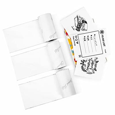 10 Rolls Thermal Paper, 2.24 x 0.98in White Thermal Paper for Portable  Bluetooth Pocket Mobile Printer
