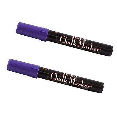 Marvy Uchida® Broad Point Erasable Chalk Markers, Violet Purple, 2/Pack  (526480VIa) - Yahoo Shopping