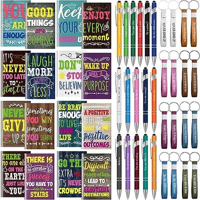  Ireer 24 Pcs Inspirational Gifts for Teacher, Funny  Appreciation Notepads Motivational Quote Ballpoint Pens for Coworkers Nurse  Student Teachers Office Women Men Christmas Stocking Stuffer : Office  Products