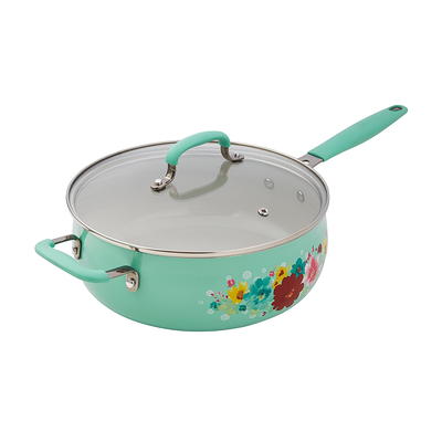 Dazzling Dahlias 1 Quart Metal Dutch Oven by Pioneer Woman