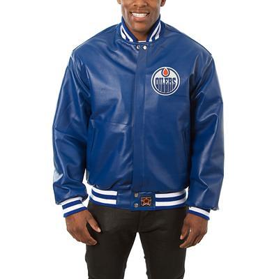 Chicago Bulls JH Design Big & Tall Wool & Leather Full-Snap Jacket