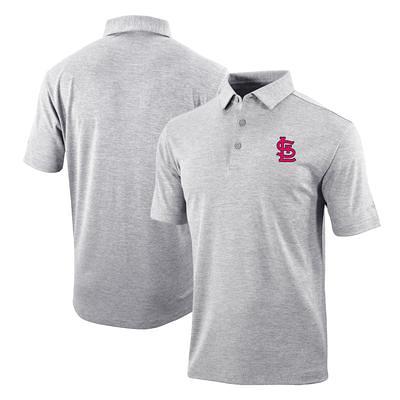 Men's Columbia Gray Houston Astros Omni-Wick Post Round Polo