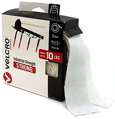 VELCRO Brand Industrial Strength Strips | Superior Holding Power on Smooth  Surfaces, Black 4 x 2, 3 Pack (90977)