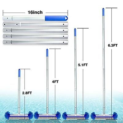 Pool Brush Head, Professional Swimming Pool Wall & Tile Brush with