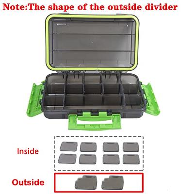 4-Layers Waterproof Fly Fishing Tackle Box Fishing Jigs Box Easy-Grips  Flies Box