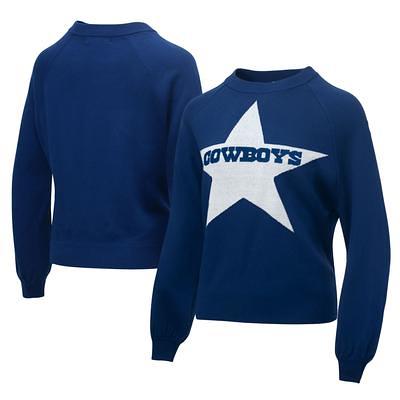 Dallas Cowboys Crew Neck Sweatshirt - White – Lauren James