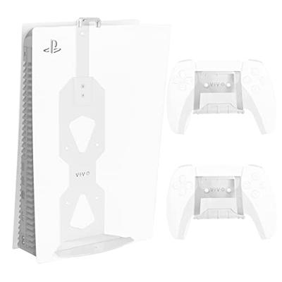 HumanCentric Soporte de pared compatible con el soporte de pared original  Fat PS5 con 2 soportes de controlador, soporte de metal para Fat  Playstation
