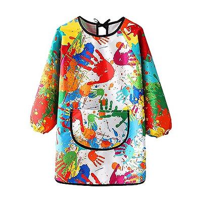 Children's art smock with pocket, sleeveless kitchen, artist's painting  apron