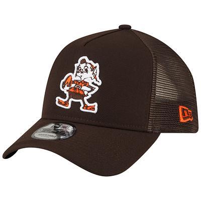 Men's New Era Brown/Orange Cleveland Browns NFL x Staple Collection 59FIFTY Fitted Hat