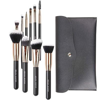 Daubigny Eye Makeup Brushes,12 PCS Professional Eye shadow, Concealer,  Eyebrow, Foundation, Powder Liquid Cream Blending Brushes Set With Carrying