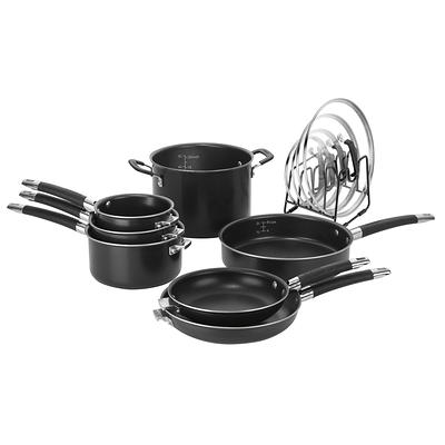 Gotham Steel Professional 3-Piece Aluminum Hard Anodized Nonstick Frying Pan  Set (8 in., 10 in., and 12 in.) 7729 - The Home Depot