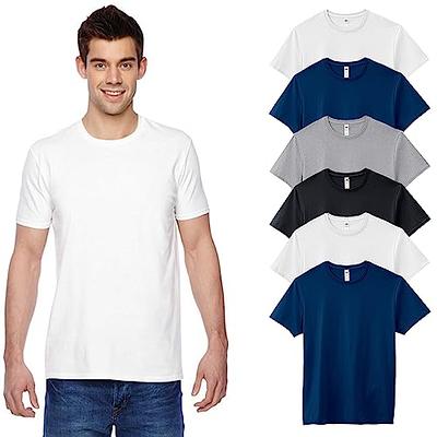 Featherweight Cotton Tee in Navy - Yahoo Shopping