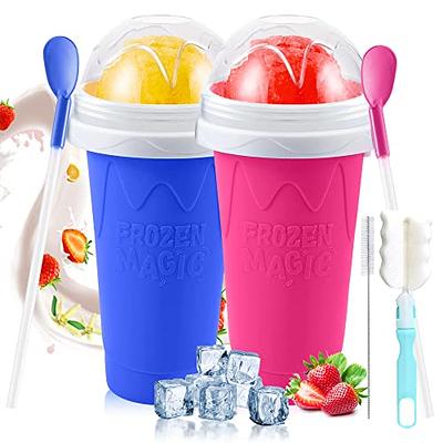 Quick Smoothies Cup Double Insulated Layer Slushie Maker Cup For Juice