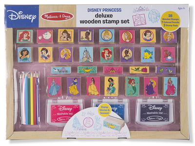 melissa and doug disney princess wooden stamp set