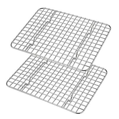 Kitchenatics Quarter Sheet Baking Pan with Rack for Roasting and Baking