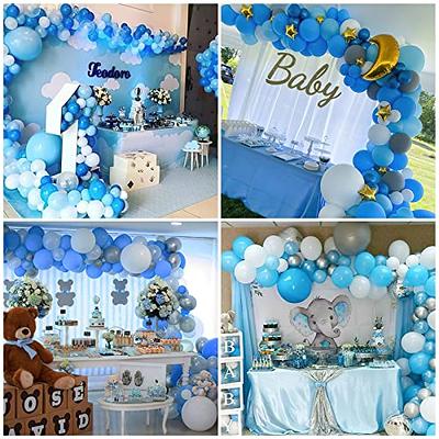 Baby Shower Boy Decorations, Baby Party Decorations Blu Palloncini