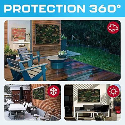 Outdoor TV Cover 41 to 43 Inch Weatherproof, Waterproof Outside TV Covers  Heavy Duty 600D Oxford TV Covers Outdoor TV Screen Protectors Shield with