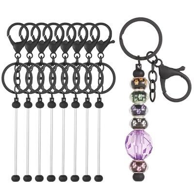 FREEBLOSS 8 Set DIY Keychain Kit Plastic Mesh Canvas Sheet Crochet Keychain  Knitted Keychain Macrame Keychain DIY Kits for Beginners Backpack Charm