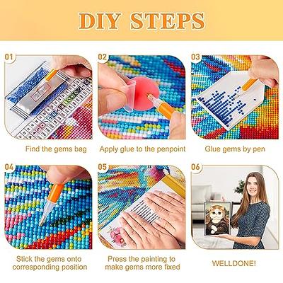 JFYHAB Dog Diamond Painting Kits for Adults&Kids DIY 5D Diamond Art Paint  with Round Diamonds Full Drill Dog Gem Art Painting Kit for Home Wall Decor