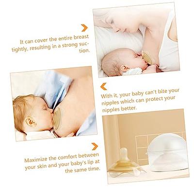 1pc Silicone Nipple Shield For Breastfeeding, Washable Nipple Protector