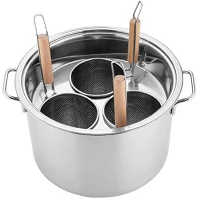 DricRoda Soup Pot 8 Quart Pot Stainless Steel Pasta Pot, Nonstick