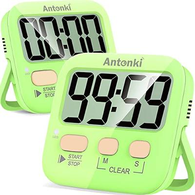  AIMILAR Digital Countdown Days Timer - 9999 Days Count Down  Days Timer with Backlight for Retirement Wedding Vacation Christmas New  Baby Classroom Lab Kitchen Cooking (Black) : Home & Kitchen