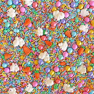 Rainbow Road Sprinkles Mix| Birthday Cake Cupcake Cookie colorful  Sprinkles| Ice Cream Candy Rainbow Sprinkles| Red Orange Yellow Green Blue  Pink