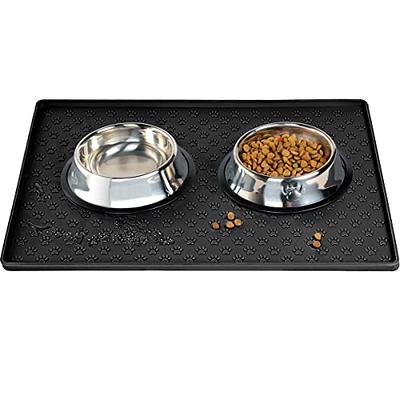 VCEPJH Absorbent Dog Mat for Food and Water Bowls - 2 Pack 32x20