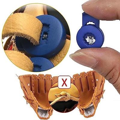 10 Pieces Baseball Glove Lock, Metal Spring Sliding Cord Locks Drawstrings Shoelace, Fits Most Gloves, Softball Mitt Accessories Laces Lock Is Sturdy