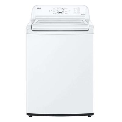 LG 5.3 cu. ft. SMART Top Load Washer in White with 4-way Agitator,  NeverRust Drum and TurboWash3D Technology WT7405CW - The Home Depot