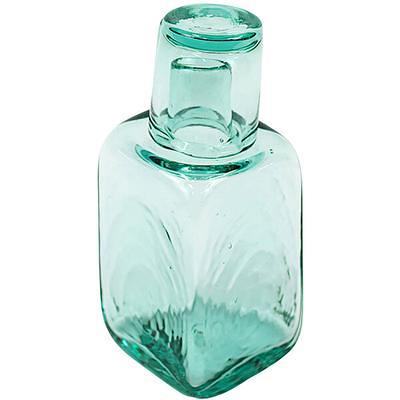 Acopa 28 oz. Clear Stackable Square Glass Jar