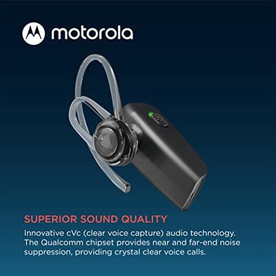 Motorola Bluetooth Earpiece HK385 in-Ear Wireless Mono Headset with CVC  Touch Control for Clear Voice Calls - IPX4 Sweat Resistant, Smart  Touch/Voice Control, Noise Suppression, Multipoint Connect - Yahoo Shopping