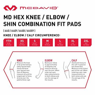 HEX® Knee/Elbow/Shin Pads/Pair for Breathable Protection