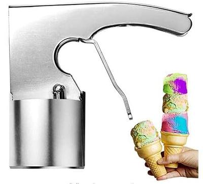 Cylinder Ice Cream Scoop S304 Stainless Steel Cylinder Ergonomic