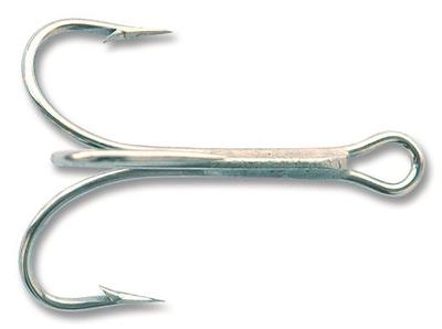 Mustad 3551 Classic Treble Standard Strength Fishing Hooks, Tackle for  Fishing Equipment