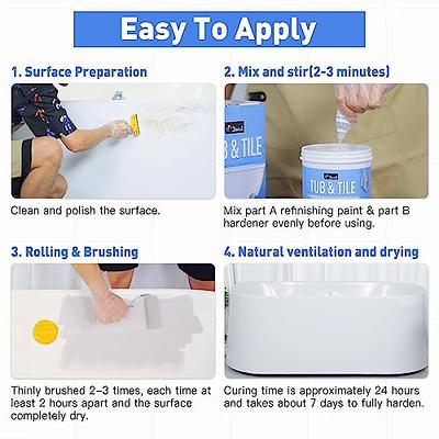 Bathtub Kit-DWIL EpoxyShield Bathtub&Sink Refinishing Kit