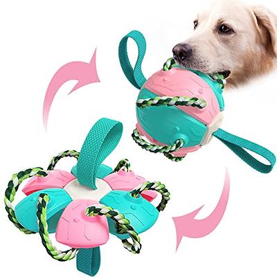 DLDER Indestructible Dog Toys Dog Chew Toy for Aggressive Chewers Flying  Discs for Medium/Large Breeds Dog Training Ring,Floating Dog Ring Toys for