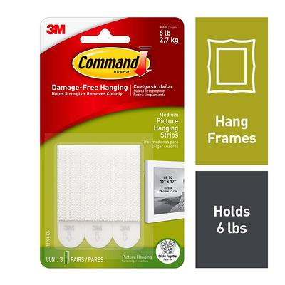 3M Command Quartz Spring Clips Small White Pack Of 3 - Office Depot